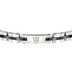 maserati jewels rose gold,silver,blue bracelet 210mm jewellery buckle