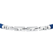 maserati jewels iconic bracelet blu agate & ip rg 19+3cm