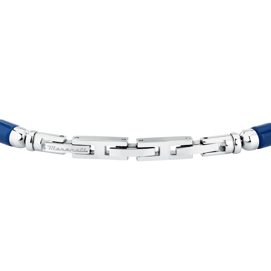 maserati jewels iconic bracelet blu agate & ip rg 19+3cm