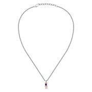 maserati jewels sapphire pendant w/ lg.blu gem.& ip rg 45+5