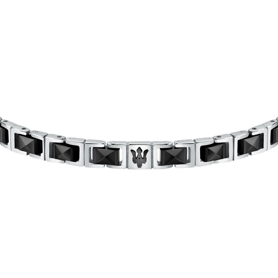 maserati jewels silver bracelet 22cm jewellery buckle