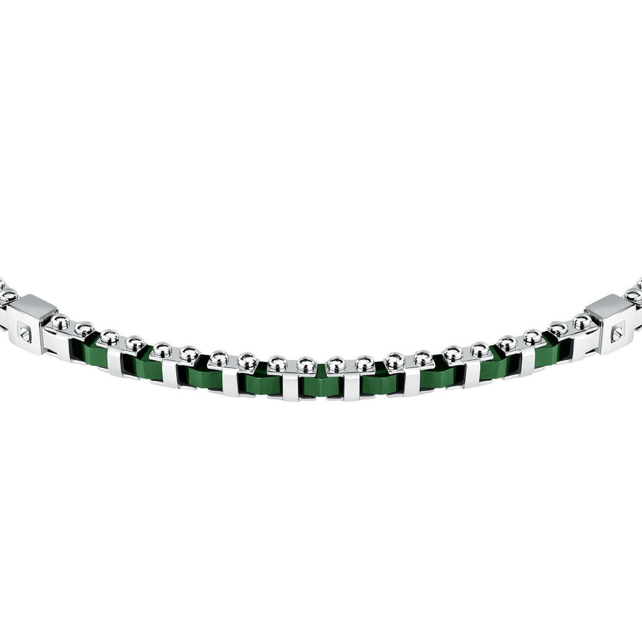 sector jewels ceramic bracelet with green ceramic 19.5+2.5cm