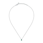 morellato silver tesori recycled 925 silver gn cz necklace 40+5