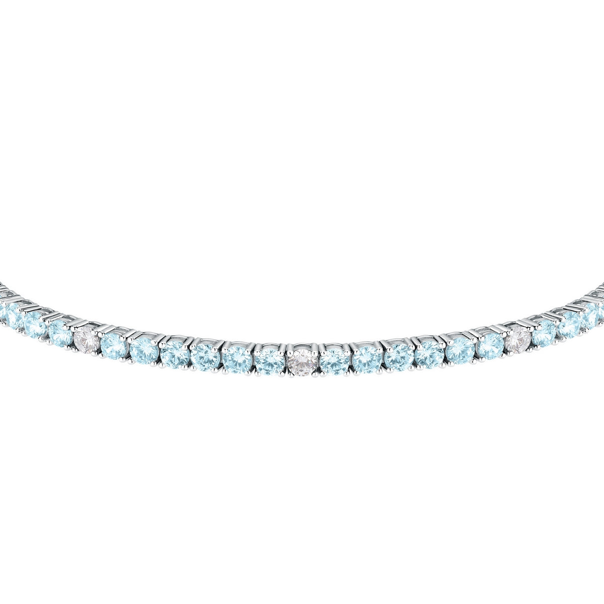 morellato silver tesori r. silver 925 blue cz tennis 16+3