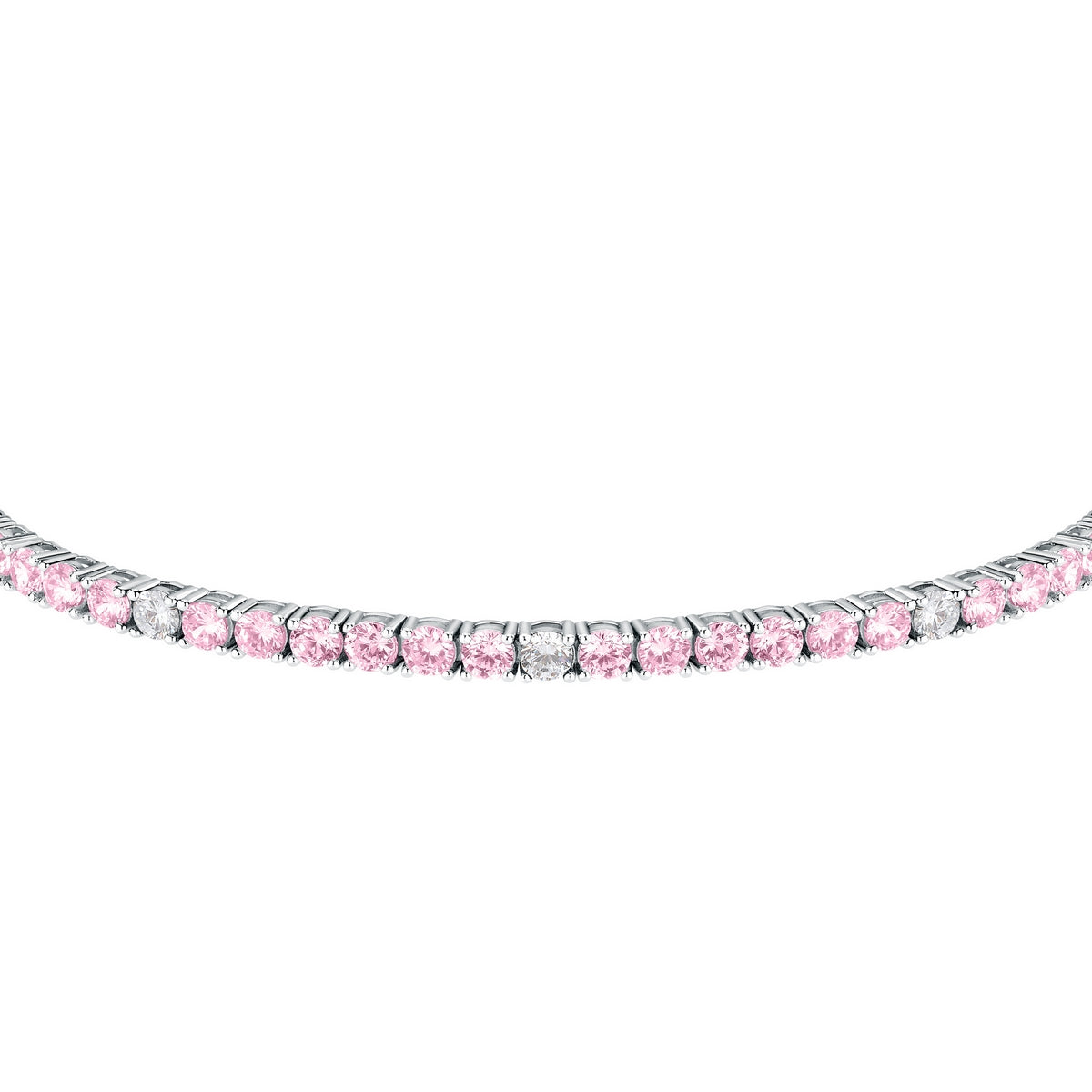 morellato silver tesori r. silver 925 pink cz tennis 16+3