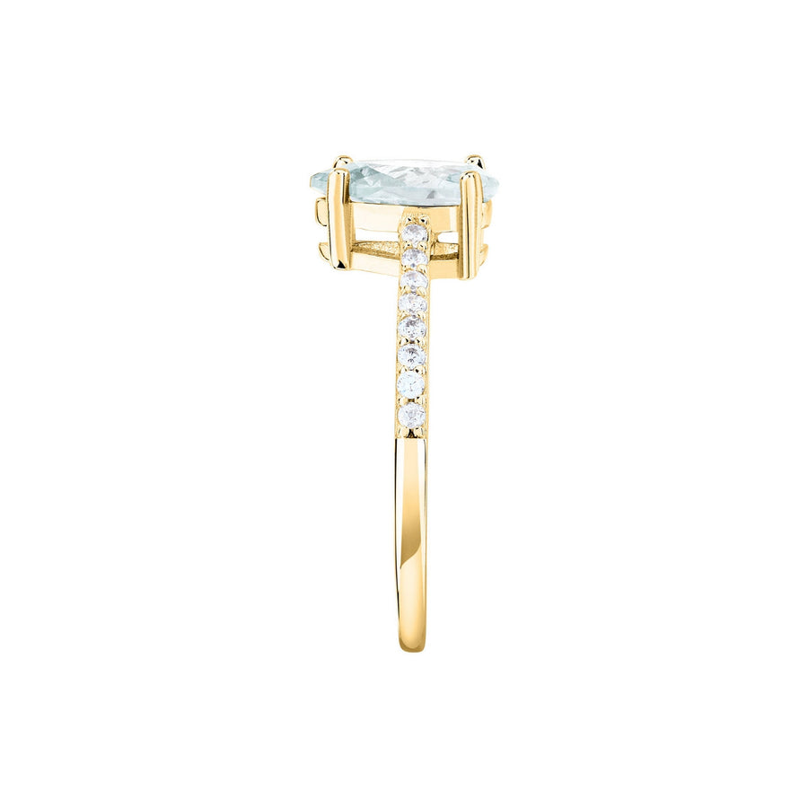 morellato silver tesori r. silver 925 yg drop cz ring 014