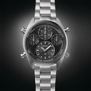 seiko prospex speedtimer �black on black� one hundredth of a second  solar chronograph