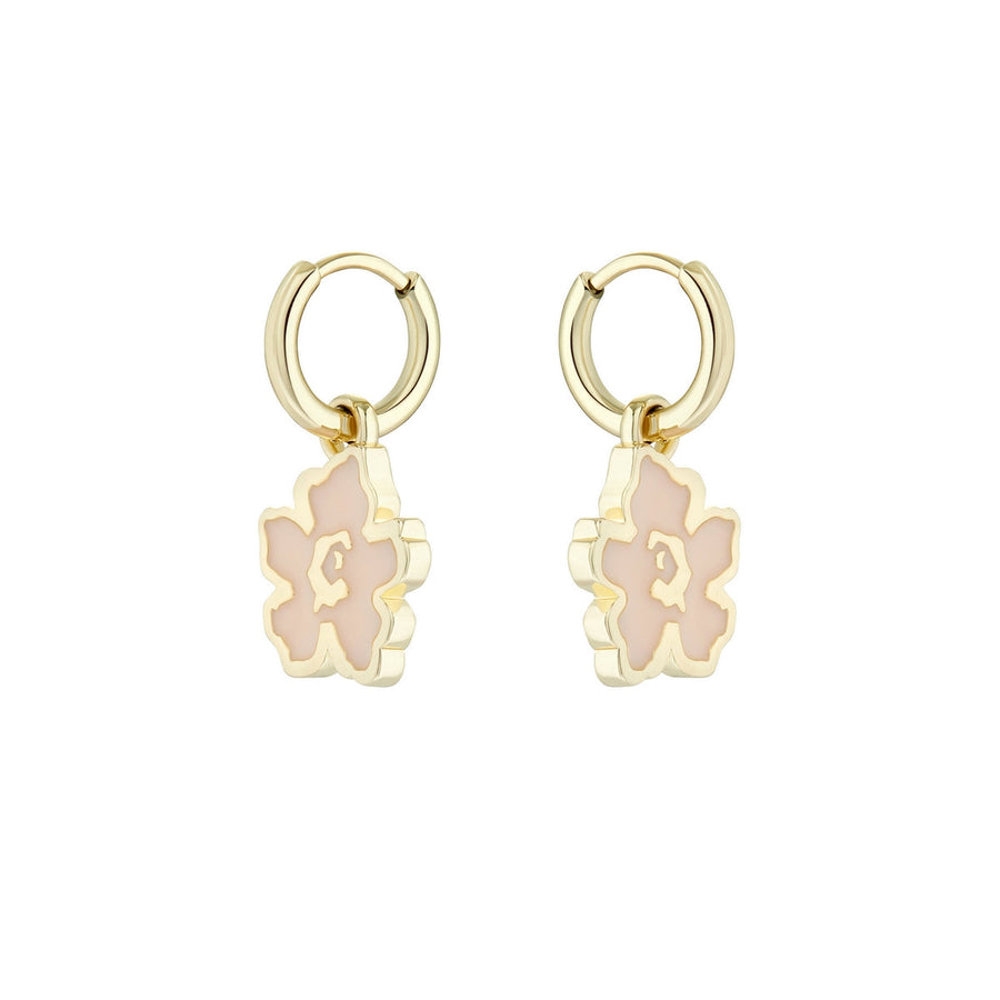ted baker larli magnolia lillifora enamel huggie earring