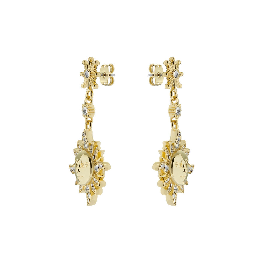 ted baker delstar: sun moon crystal drop earring