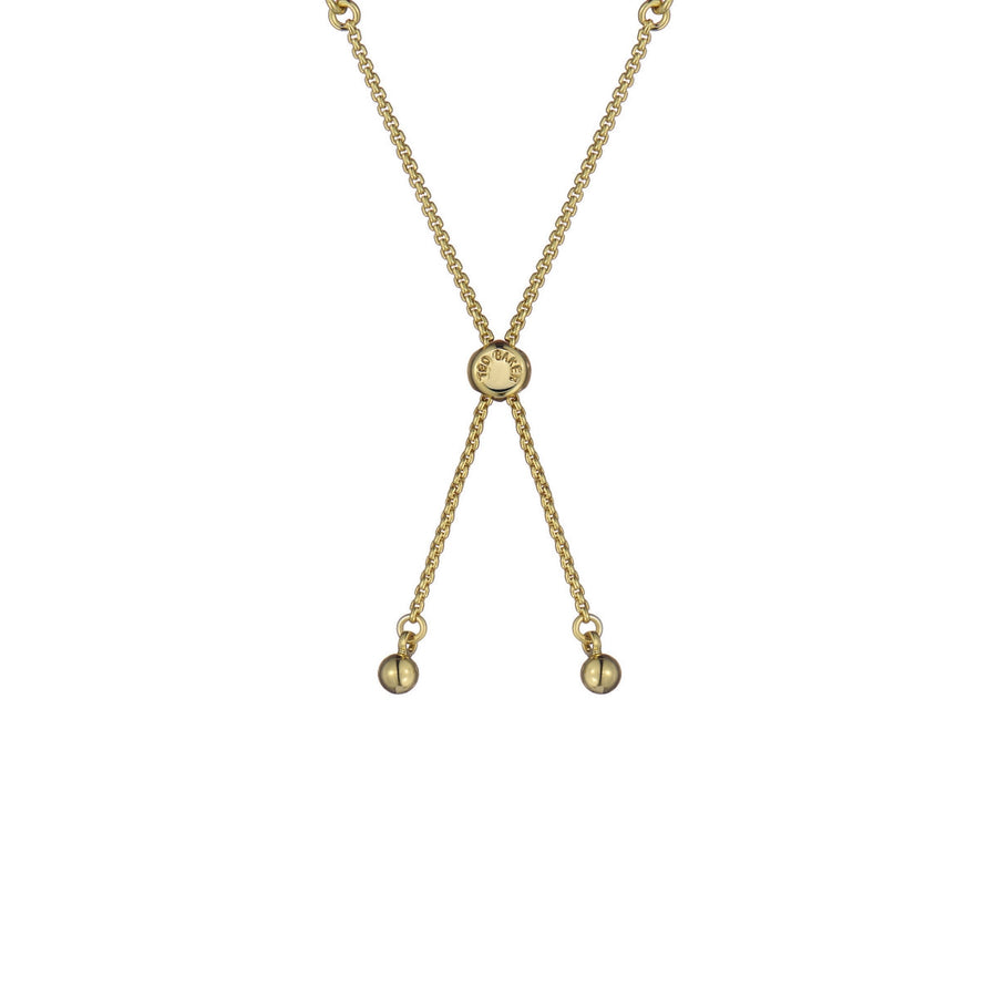 ted baker isela: crystal baguette slinky adjustable bracelet gold tone, clear crystal