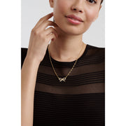 ted baker ribah: crystal ribbon bow gold tone pendant