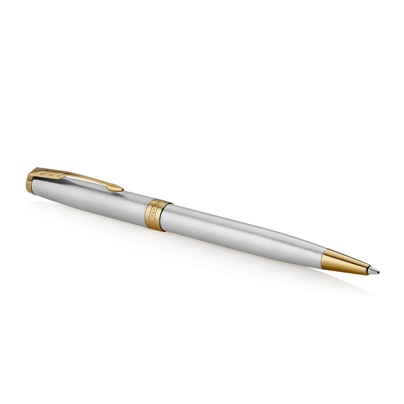 parker sonnet ballpoint blue classic steel gold