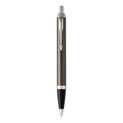 parker im ballpoint dark espresso chrome trim medium point blue pen