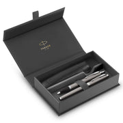 parker gift24 im chrome ct fountain pen & ball point  in presentation case