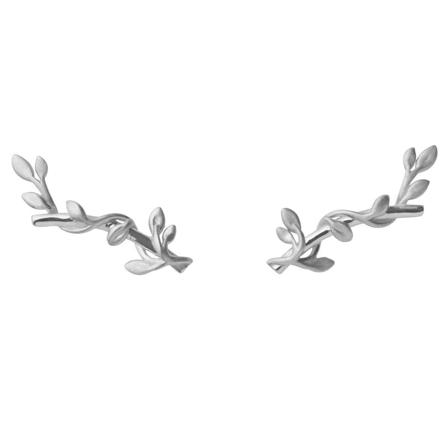 jungle ivy earstik - silver