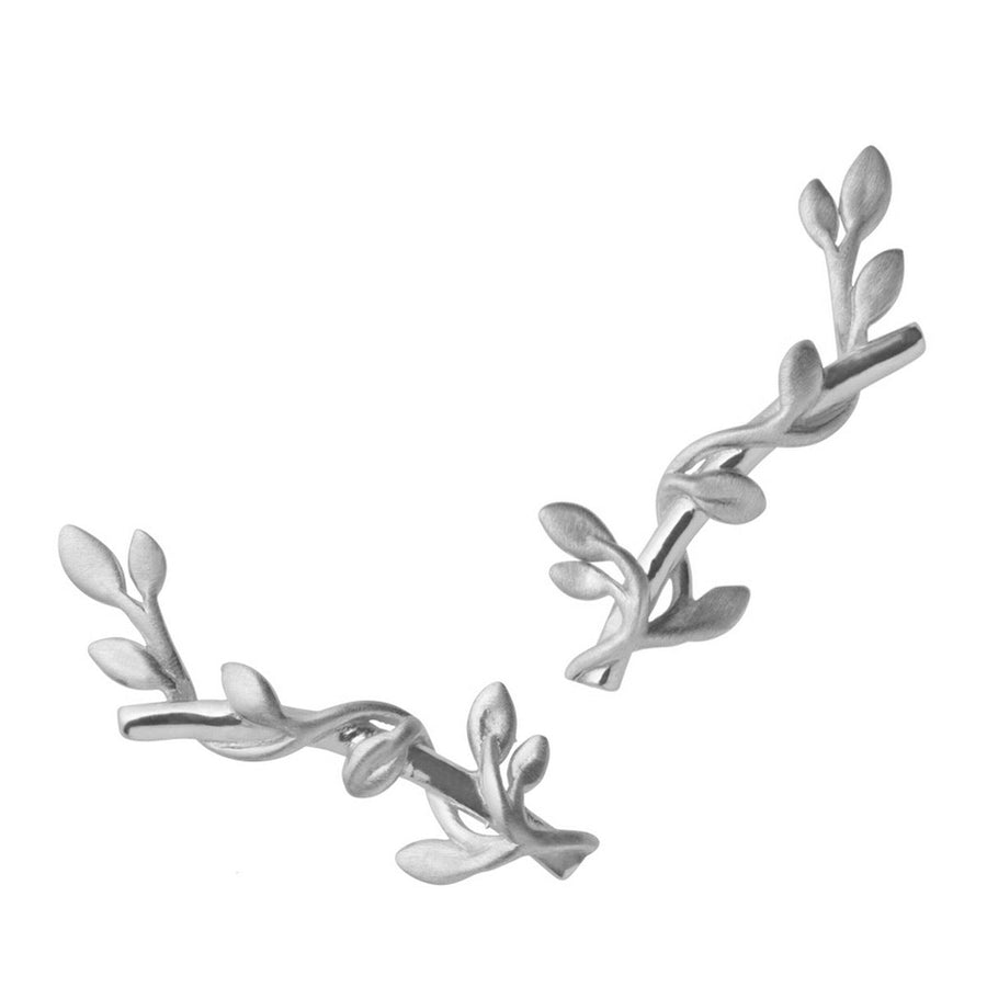 jungle ivy earstik - silver