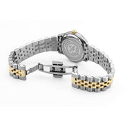 roamer cassandra diamond 31 mm two tone quartz watch