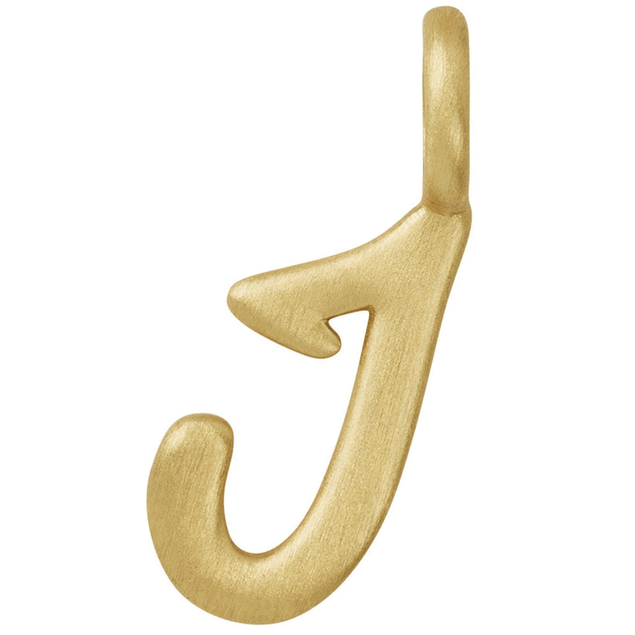 love letters: pendant gold - j