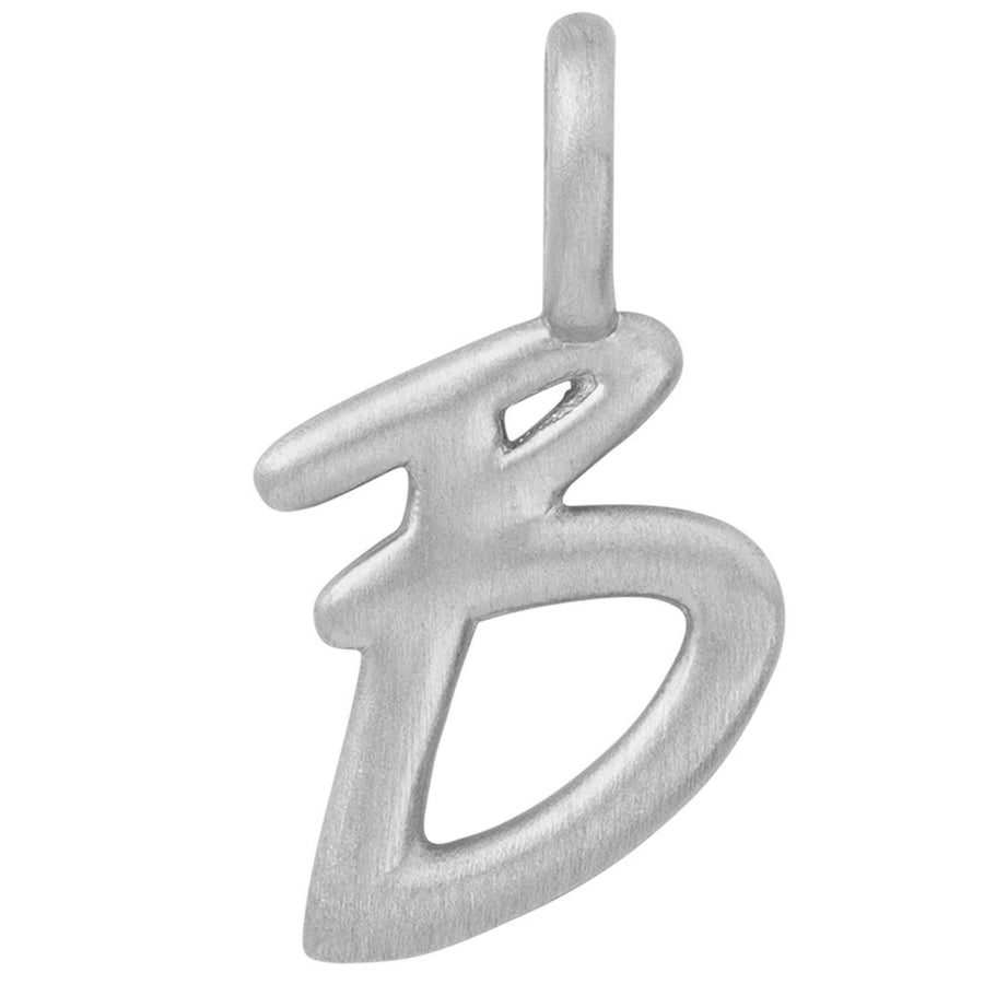 love letters: pendant silver - b