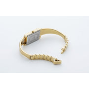 roamer elegent diamond ladies gold plated champagne dial bracelet watch