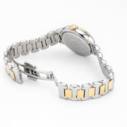 roamer allegra ladies two tone green dial mop bracelet watch