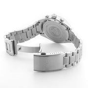 roamer pro chronograph gents stainless steel black dial bracelet watch