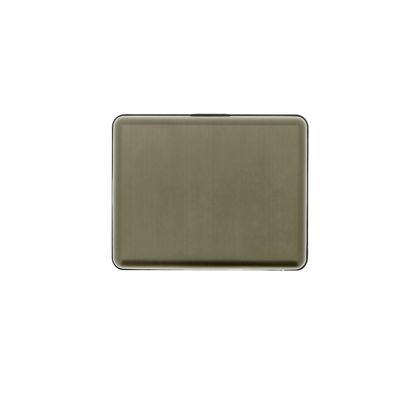 ogon big stockholm grey aluminium wallet  bank note size