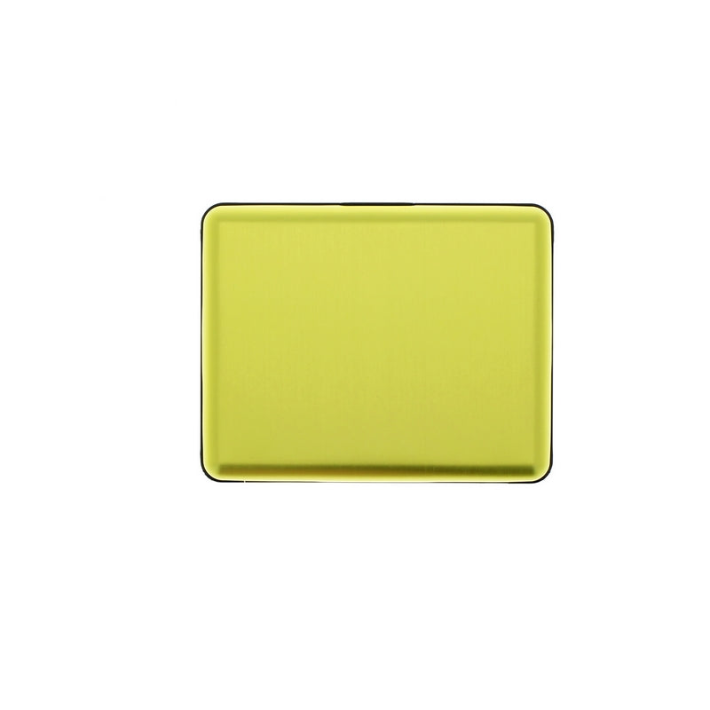 ogon big stockholm lime aluminium wallet  bank note size