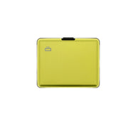 ogon big stockholm lime aluminium wallet  bank note size