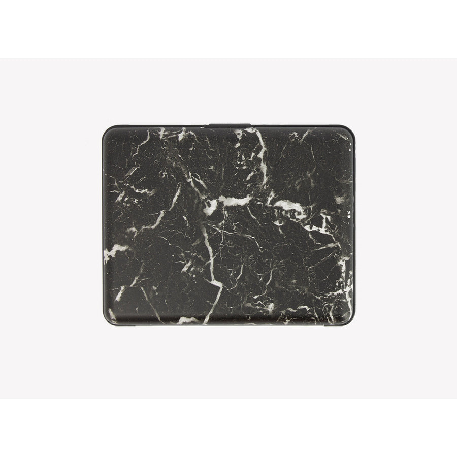 ogon big stockholm carbon aluminium credit card holder marble print