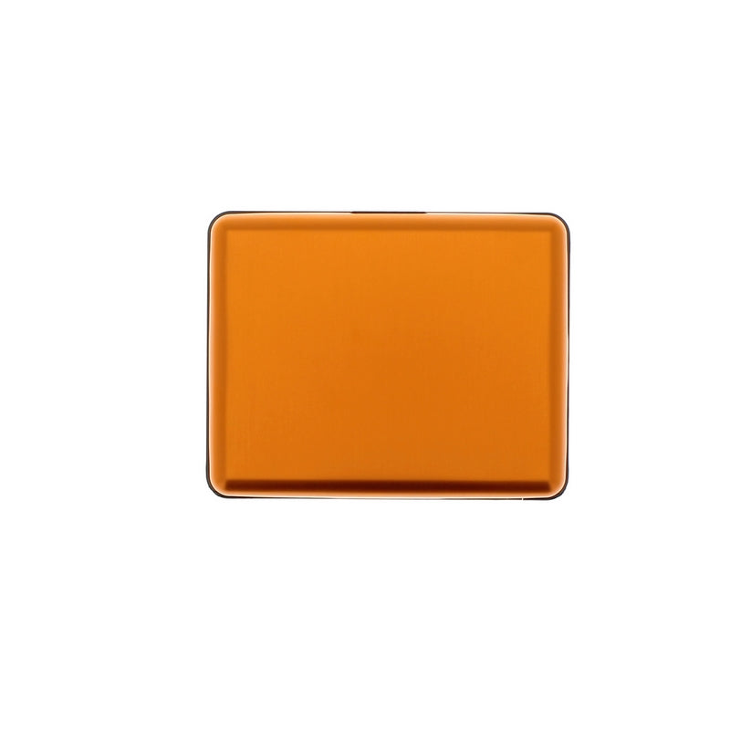 ogon big stockholm orange aluminium wallet  bank note size