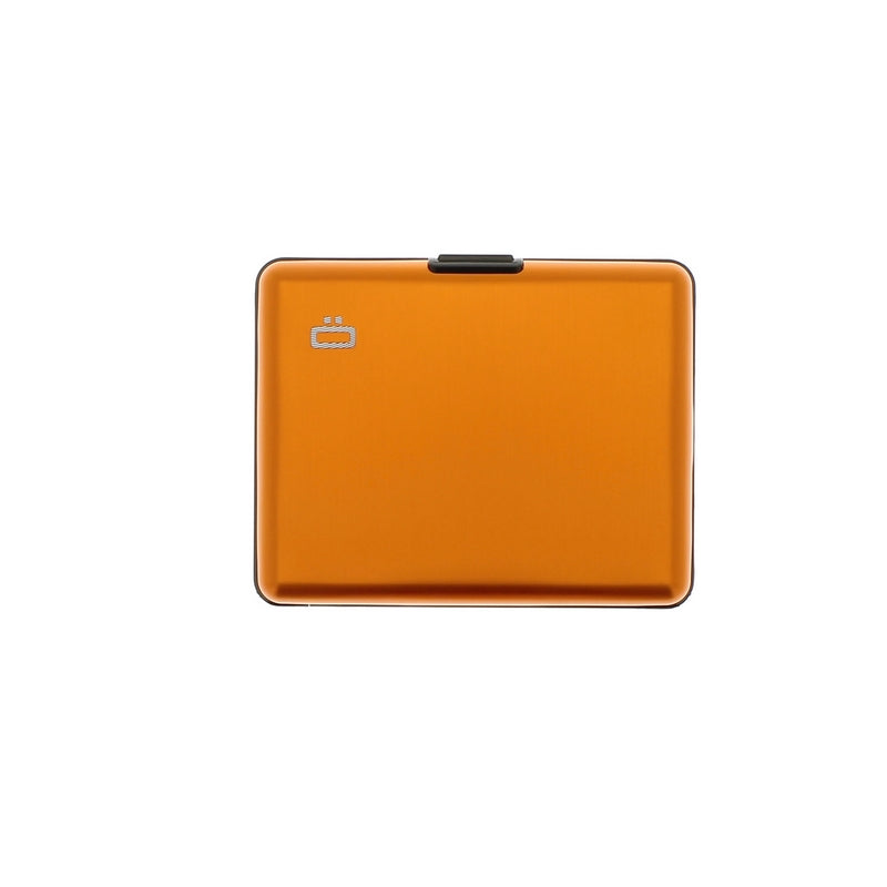 ogon big stockholm orange aluminium wallet  bank note size