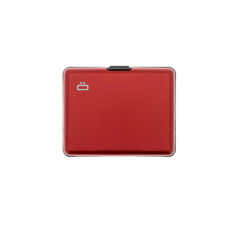 ogon big stockholm red aluminium wallet  bank note size