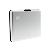 ogon big stockholm silver aluminium wallet  bank note size