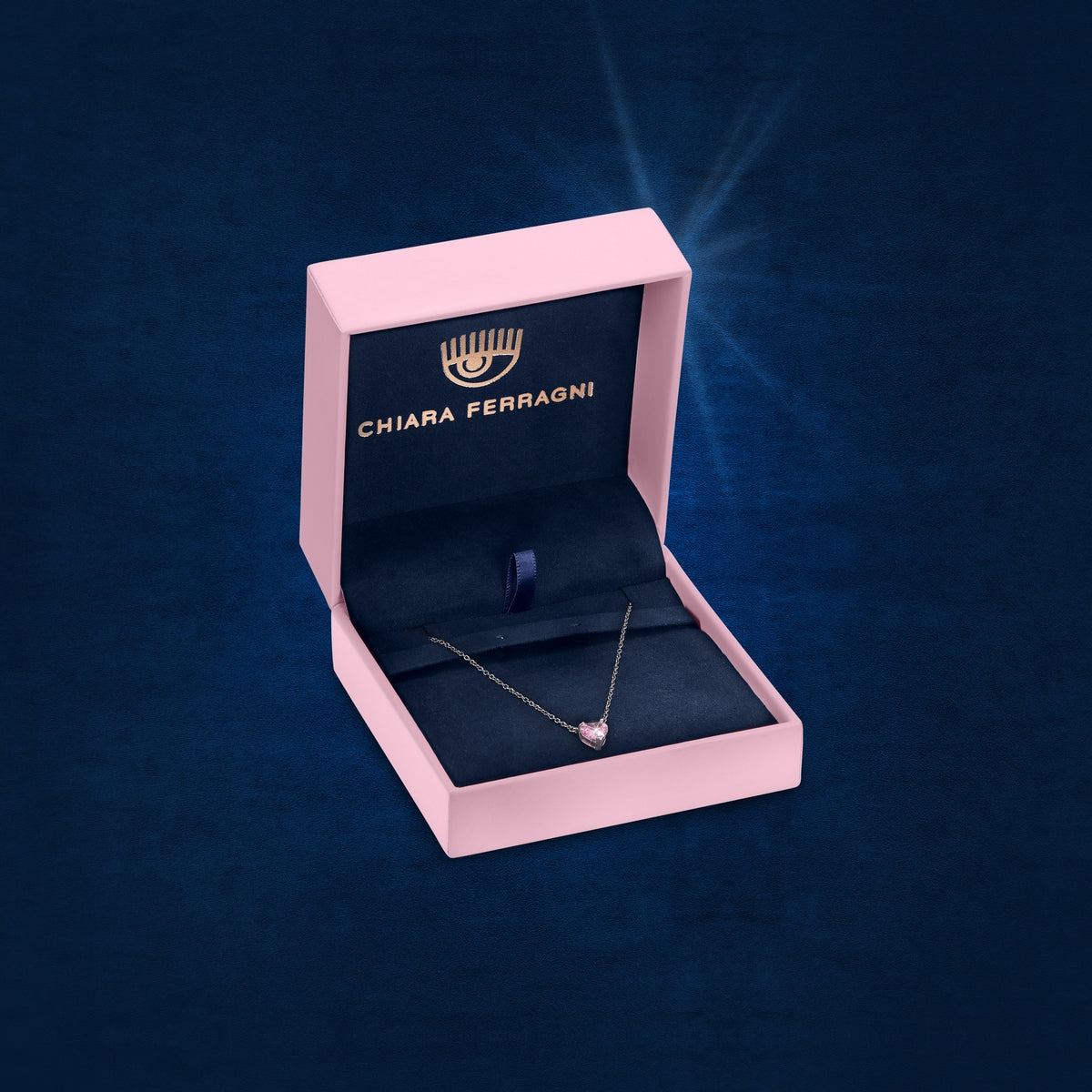 chiara ferragni croci pendant wh cz vross +rh plated 42+8cm