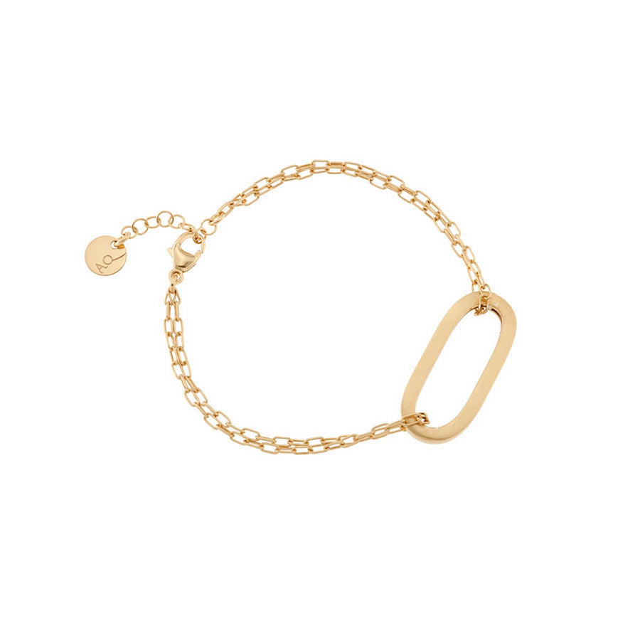 aquaforte ovali chic bracelet with oval hollow tubing element