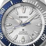 seiko 145th anniversary prospex diver's watch samurai mechanical limited edition in silvertone