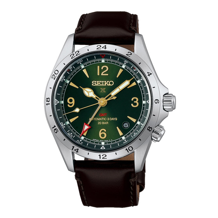 seiko prospex alpinist mechanical gmt in green