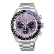 seiko 145th anniversary speedtimer solar chronograph limited edition in edo purple