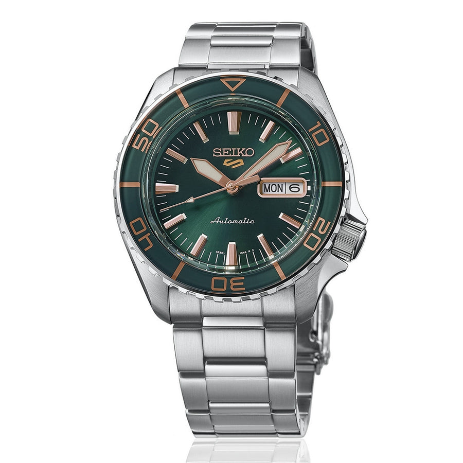 seiko 5 sports skx snzh in tweed green