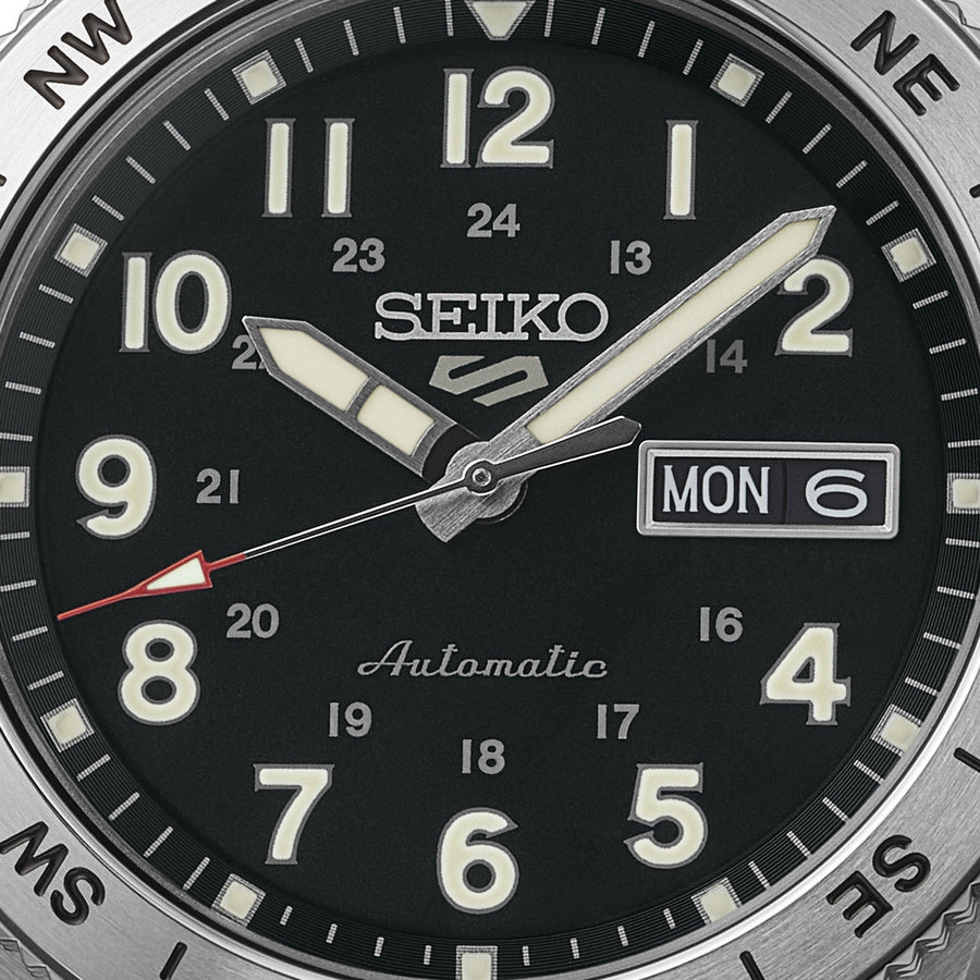 seiko 5 sports field in camo black