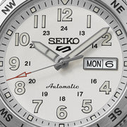 seiko 5 sports field in white ensign