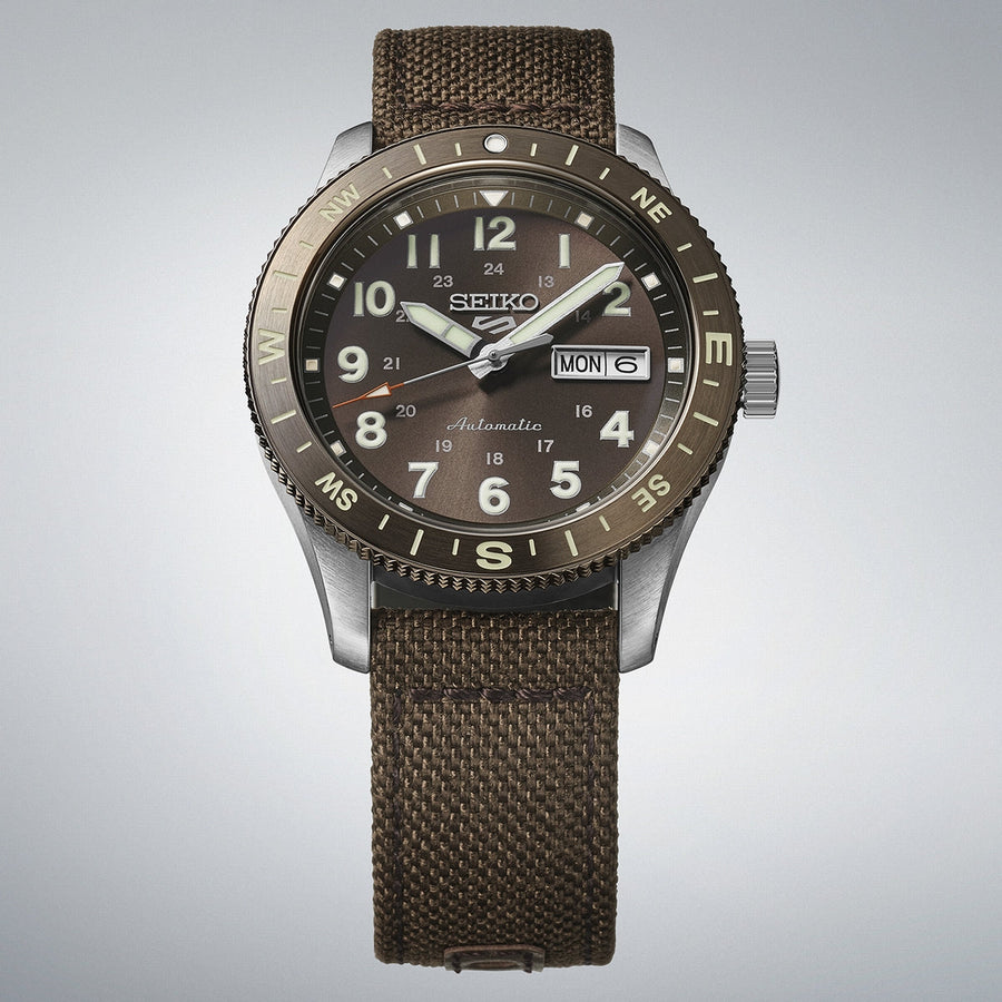 seiko 5 sports field in coyote brown