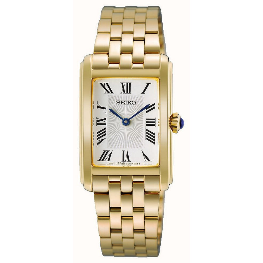seiko selection dress gold plated watch