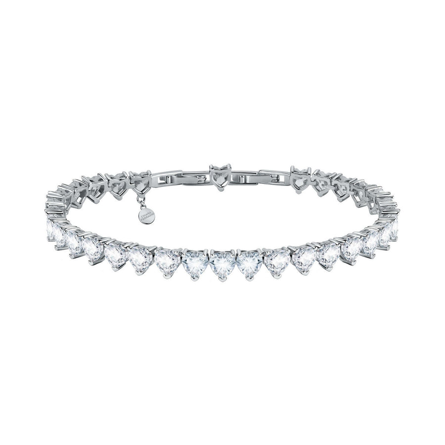 now j19auv49 chiara ferragni diamond heart tennis bracelet 175cm white heart stones