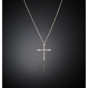 chiara ferragni croci pendant wh cz vross +rh plated 42+8cm