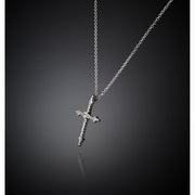 chiara ferragni croci pendant wh cz vross +rh plated 42+8cm