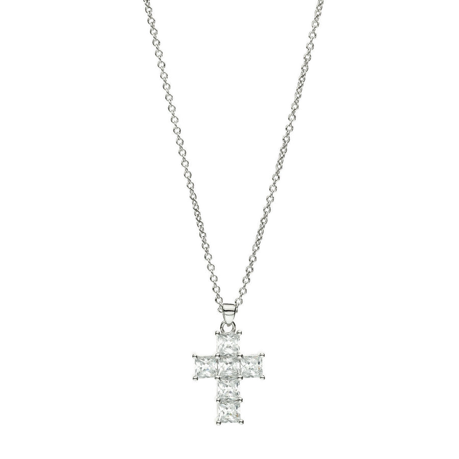 chiara ferragni croci cross silver plated pendant 20 x 5mm