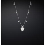 chiara ferragni silver pendant arg925 with white cz 50cm