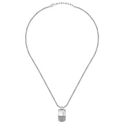 maserati jewels silver,rose gold necklace 600mm lobster buckle